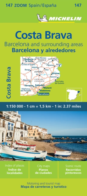 Barcelona y Alrededores Costa Brava - Zoom Map 147: Map