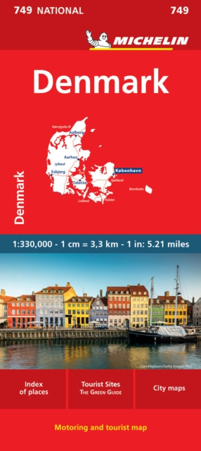 Denmark - Michelin National Map 749: Map