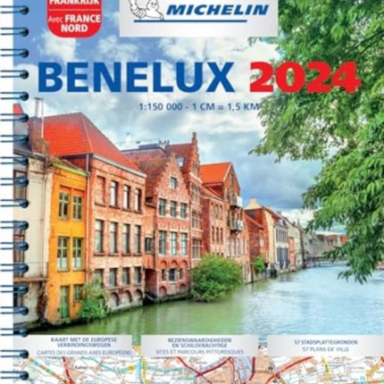 2024 Benelux & North of France - Tourist & Motoring Atlas