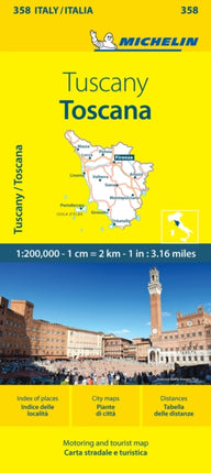 Toscana  Michelin Local Map 358