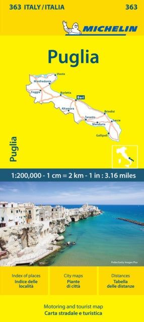 Puglia  Michelin Local Map 363