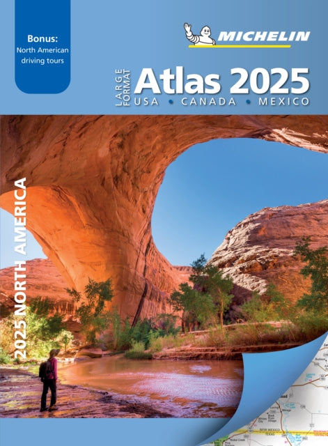 Large Format Atlas 2025 USA  Canada  Mexico A3Paperback