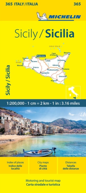 Sicily  Michelin Local Map 365