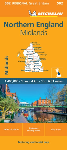 Northern England  Michelin Regional Map 502