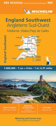 Wales - Michelin Regional Map 503: Map