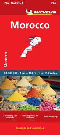 Morocco  Michelin National Map 742