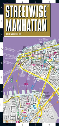 Streetwise Manhattan Map  Laminated City Center Street Map of Manhattan New York