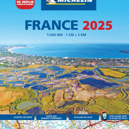 France 2025  Tourist  Motoring Atlas Multiflex