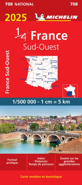 Southwestern France 2025  Michelin National Map