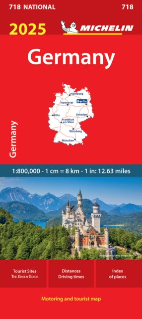 Germany 2025  Michelin National Map 718