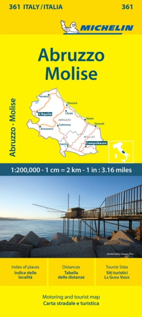 Abruzzo  Molise  Michelin Local Map 361