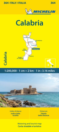 Calabria  Michelin Local Map 364