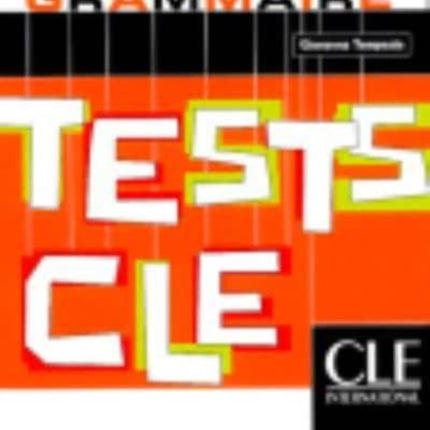 Tests CLE: Grammaire - niveau avance