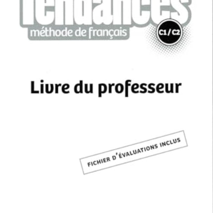 Tendances Livre du professeur