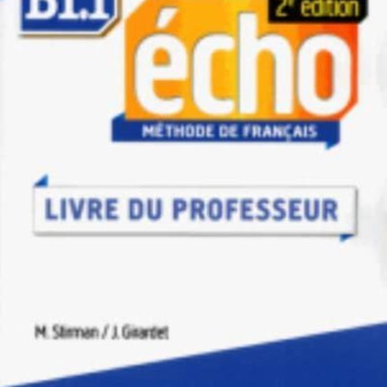 Echo 2e edition 2013