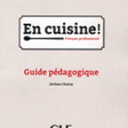 En cuisine  Guide pedagogique