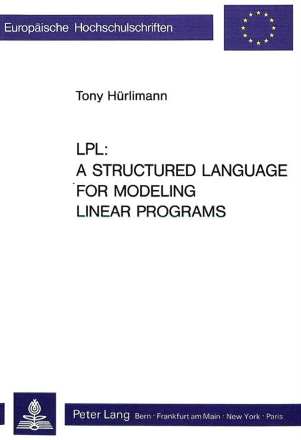 LPL: A Structured Language for Modeling Linear Programs