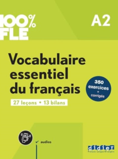 100% FLE - Vocabulaire essentiel du francais A2 + online audio + didierfle.app