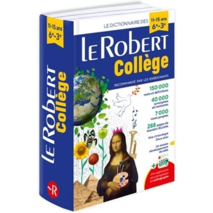 Le Robert College 2024: Monolingual French Dictionary for College Students