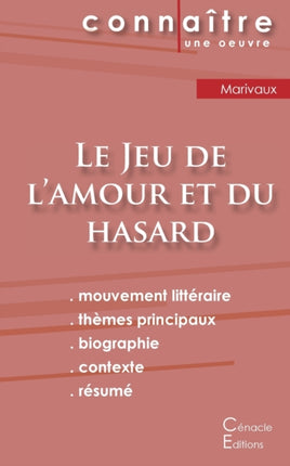 Fiche de lecture Le Jeu de l'amour et du hasard