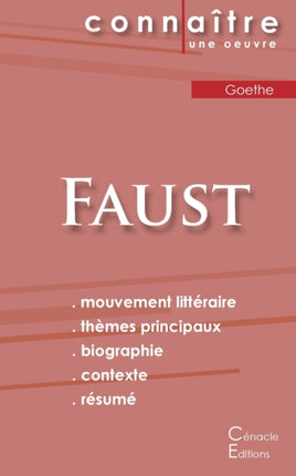 Fiche de lecture Faust de Goethe (Analyse