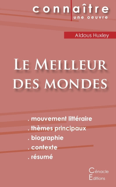 Fiche de lecture Le Meilleur des mondes de Aldous