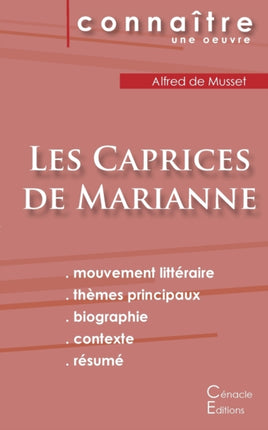 Fiche de lecture Les Caprices de Marianne de Musset (Analyse littéraire de référence et résumé complet)