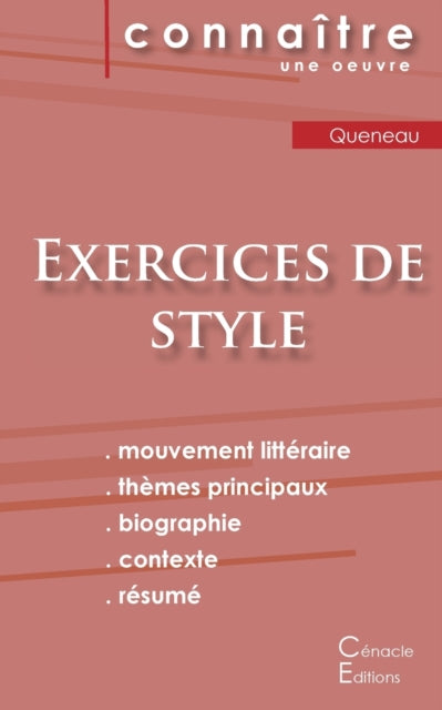 Fiche de lecture Exercices de style de Raymond