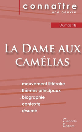 Fiche de lecture La Dame aux camélias de Dumas