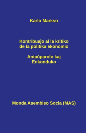 Kontribuaĵo al la kritiko de la politika