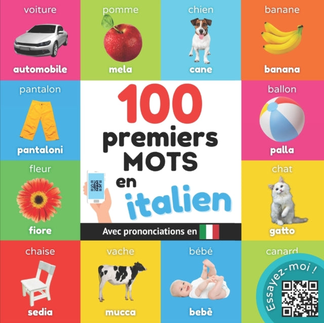 100 premiers mots en italien: Imagier bilingue