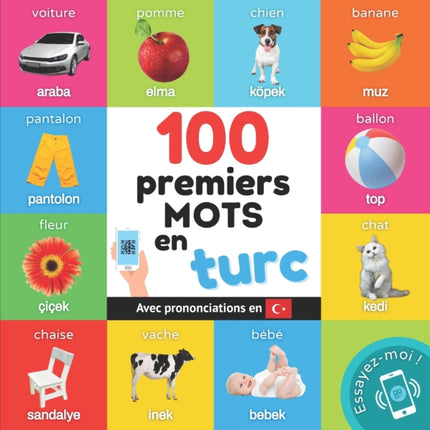 100 premiers mots en turc: Imagier bilingue pour