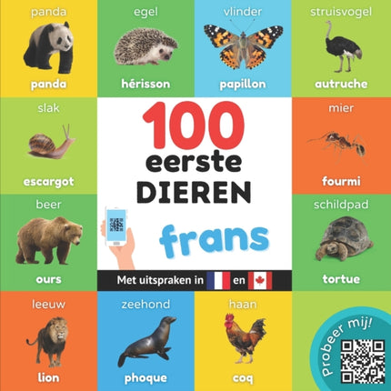 100 eerste dieren in het frans: Tweetalig