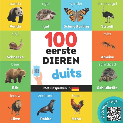 100 eerste dieren in het duits: Tweetalig