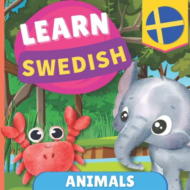 Learn swedish - Animals: Picture book for