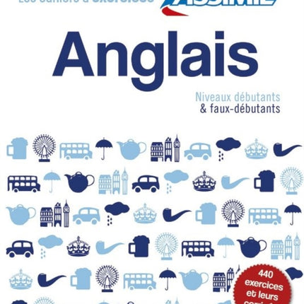 Coffret Cahiers d'exercices ANGLAIS Débutants + Faux-débutants