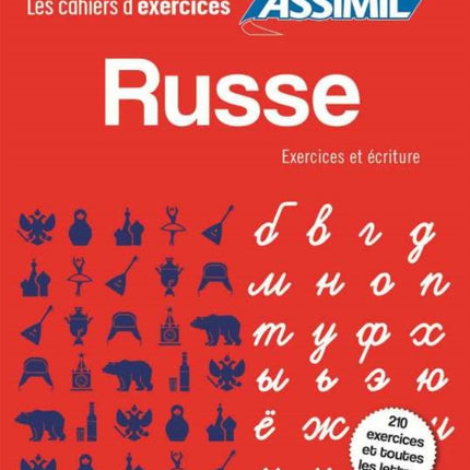 Coffret Cahiers d'exercices RUSSE: débutants + écriture