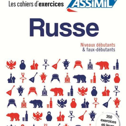 Coffret Cahiers d'exercices RUSSE: débutants + faux-débutants