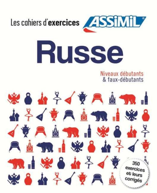 Coffret Cahiers d'exercices RUSSE: débutants + faux-débutants