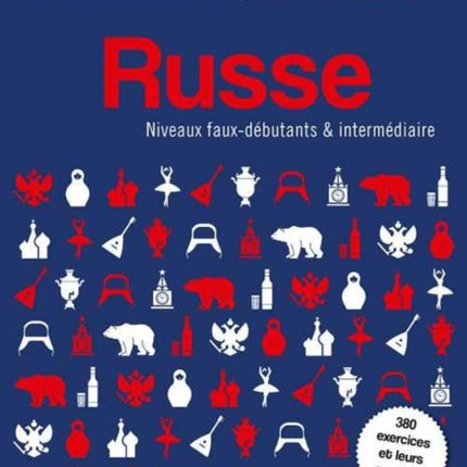 Coffret Cahiers d'exercices RUSSE: faux débutants + intermédiaire