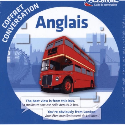 Coffret conversation anglais guide 1 CD audio