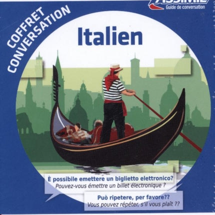 Coffret conversation Italien guide  1 CD