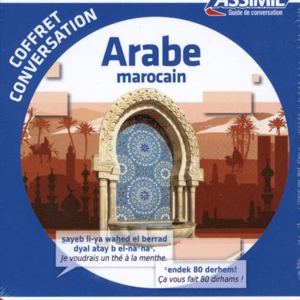 Coffret conversation Marocain guide  1 CD Arabe