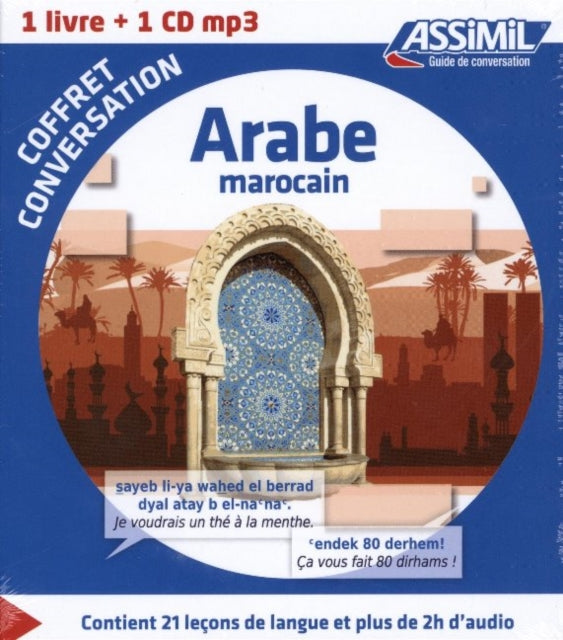 Coffret conversation Marocain guide  1 CD Arabe