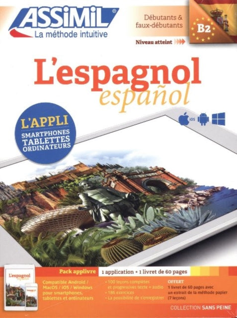 Lespagnol B2  Pack applivre 1 application  1 livret de 60 pages