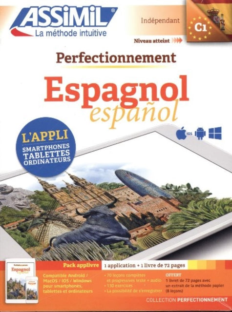 Espagnol C1 - Pack applivre : 1 application + 1 livre de 72 pages