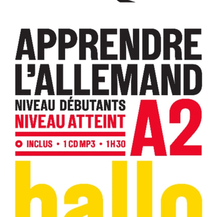 Apprendre LAllemand  niveau A2 Book  1 CD Mp3