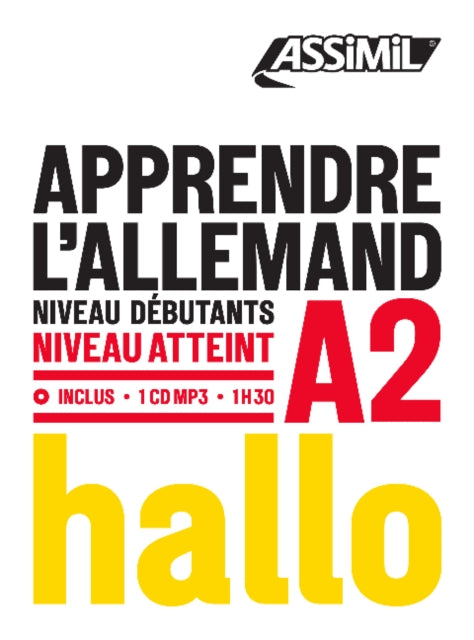 Apprendre LAllemand  niveau A2 Book  1 CD Mp3