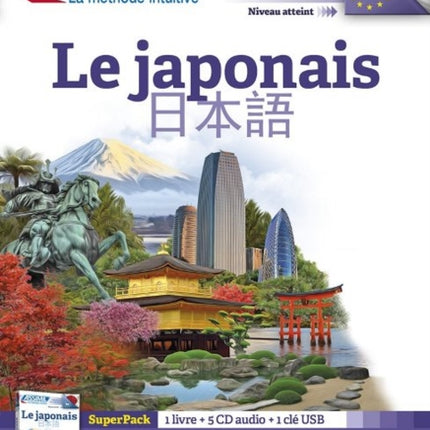 Le Japonais Superpack Book  4 CD audio  1Mp3 USB