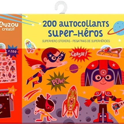 200 SUPERHERO STICKERS